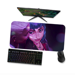 Imagem do Mouse pad Arcane Ekko e Jinx 4 - League of legends Mousepad Gamer - Mousepad 90x40 80x40 60x40 70x30