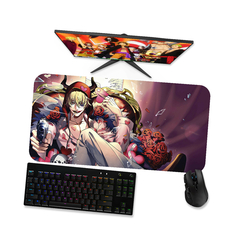 Mouse pad gamer One piece - Corazon 1 - Mousepad onepiece 90x40 80x40 60x40 70x30 - loja online