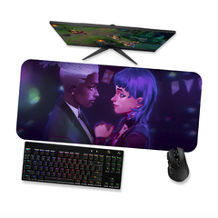 Mouse pad Arcane Ekko e Jinx 5 - League of legends Mousepad Gamer - Mousepad 90x40 80x40 60x40 70x30 - comprar online