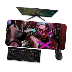 Mouse pad Arcane Jinx 15 - League of legends Mousepad Gamer 90x40 80x40 60x40 70x30 - comprar online