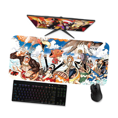 Mouse pad gamer One piece Tripulação 3 - Mousepad onepiece 90x40 80x40 60x40 70x30