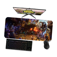 Mouse pad gamer Fortnite - ATAQUE ZUMBI 1 90x40 80x40 60x40 70x30