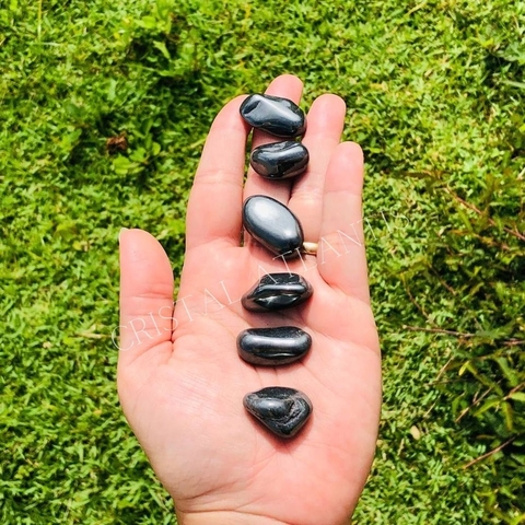 Hematita Cristal Pedra Rolada Natural - M (Unidade)