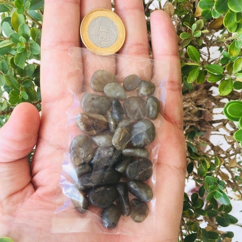 Labradorita Pedra Rolada Natural - Saquinho com 50g