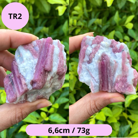 Turmalina Rosa Bruta Na Matriz - Pedra do Amor Incondicional - TR2