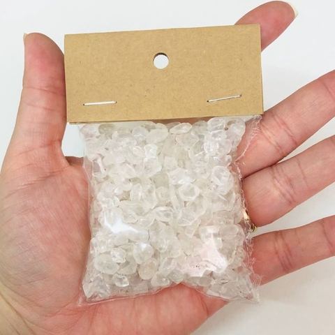 Quartzo Transparente em Cascalho - Saquinho com 100g