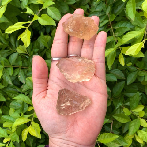Citrino Bruto M Natural Verdadeiro - Não é Ametista Queimada - Uma Pedra de 25 a 38g