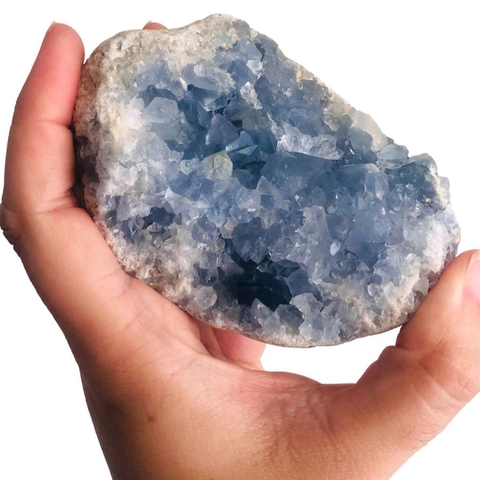 Celestita Cristal Pedra Natural