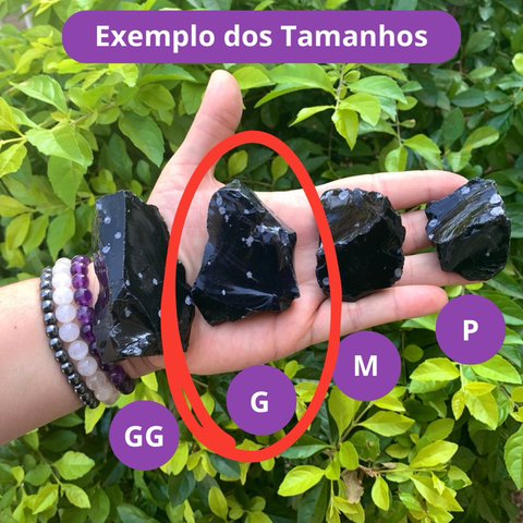 Obsidiana Floco de Neve Bruta Cristal Pedra Natural - G (Unidade) 61-90g