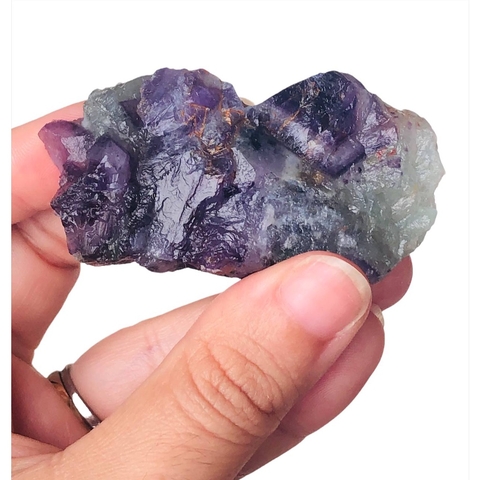 Fluorita Cristalizada Bruta Pedra Natural Tipo:9
