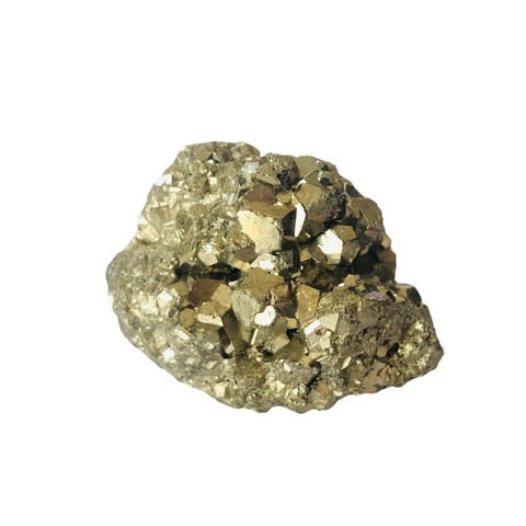 Pirita Pedra Cristal Bruta Grande Peça Única Prosperidade e Abundância