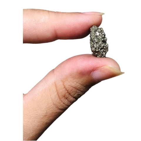 Mini Pirita Pedra Cristal Bruta - Prosperidade e Abundância Tamanho:M