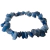 Pulseira de QUARTZO AZUL em Cascalho de Pedras e Cristais