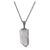 Colar de Inox com Ponta de Quartzo Transparente