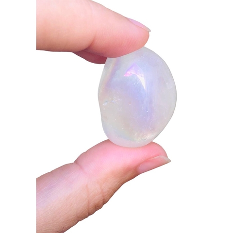 Cristal de Quartzo Aura Opalado Pedra Rolada - G