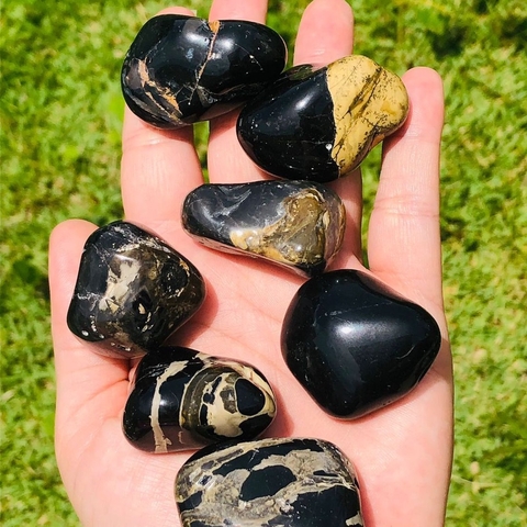 Onix Cristal Pedra Rolada Natural - G (Unidade)