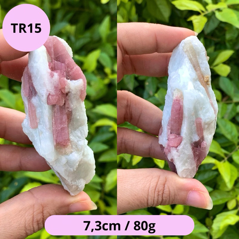 Turmalina Rosa Bruta Na Matriz - Pedra do Amor Incondicional - TR15