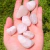 Quartzo Rosa Cristal Pedra Rolada Natural - M (Unidade)
