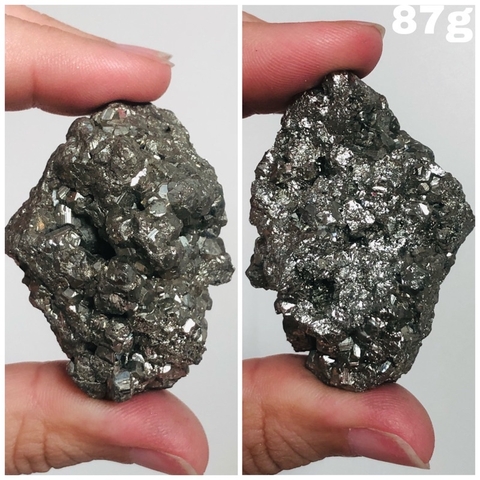 Pirita Pedra Cristal Bruta - Prosperidade e Abundância - F5(87gramas)