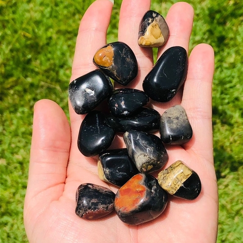 Onix Cristal Pedra Rolada Natural - P (Unidade)