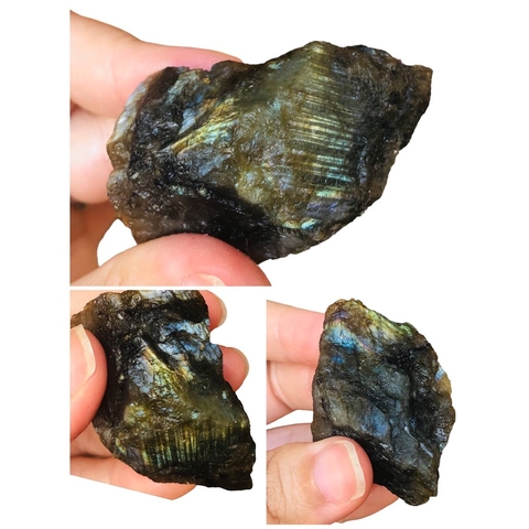 Labradorita Pedra Bruta Cristal Natural Tipo:Tipo 8- 51g 5,3cm