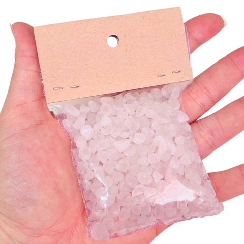 Quartzo Rosa em Cascalho - Saquinho 100g
