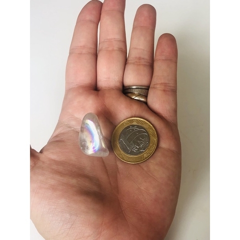 Quartzo Cristal Aura Angel / Cristal Rolado Especial - P (até 10g)
