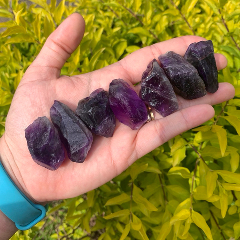 Ametista Roxo Intenso Extra RARIDADE Pedra Bruta Cristal Natural
