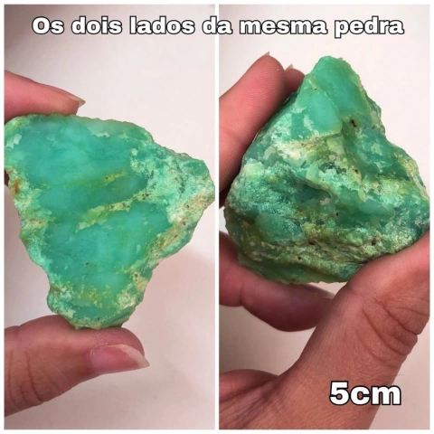 Crisoprasio Qualidade Extra Pedra Natural Peças Únicas - N2