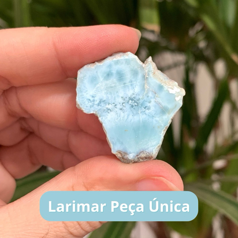 Larimar Bruto Peça de Coleção – Qualidade Extra
