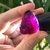 Fluorita Roxa Dark Triangular - Peça Única U1 - comprar online