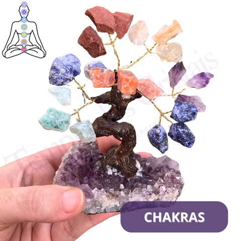 Árvores Realistas de Pedra Natural - 7 Chakras - comprar online