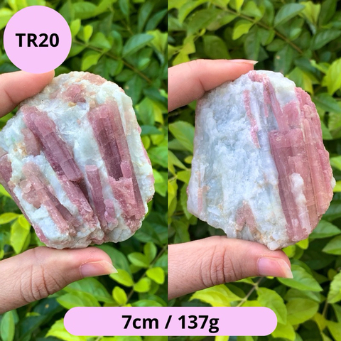 Turmalina Rosa Bruta Na Matriz - Pedra do Amor Incondicional - TR20