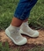 Zapato antiderrapante gris flexible para Niña - Unicornio en internet