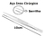 Pinça Anatômica Dissecção Com Serrilha 10cm ABC 0651