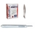 Kit Lamina De Bisturi N° 24 Aço Carbono e Cabo Para Bisturi N° 4 0026