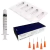 Kit 100 unids Seringa 3ml Sem Agulha Luer Lock 990174 e Agulha 0,50x15
