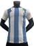 Argentina - Pampa - Campeã - Copa do Mundo - Retro - Jogador - Catar 2022 - Messi - Di Maria - Infantil - Masculino - Masculina - Kit - Imantado PRO - River Plate - Boca Jr. - Tri - Maradona