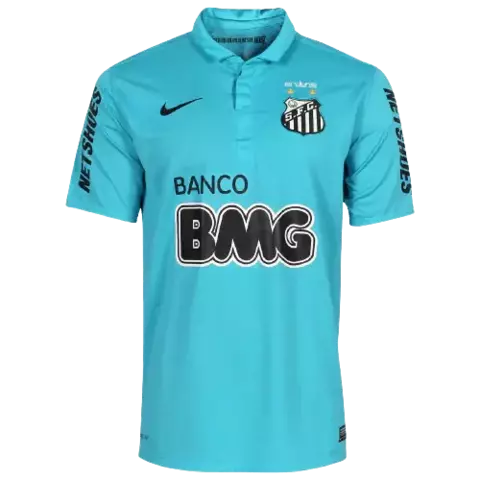 Peixe - Peixão - Alvinegro da Vila - Santo - s - 2012/2013 - 3 - Third - III - Neymar - Neymar Jr. - Camisa - Blusa - Uniforme - Manto - Retro - Retro Manto - Raridade - Banco BMG - Kit - Jersey - Nike