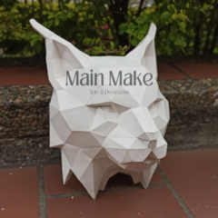 CABEZA DE LINCE ORIGAMI