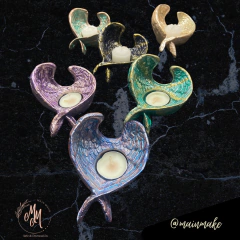 Alas de ángel porta vela - comprar online