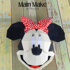 CABEZA DE MINNIE Y MICKEY ORIGAMI - Main Make