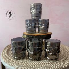 Copa shot calavera negra