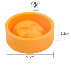 Molde en silicona naranja redondo - comprar online