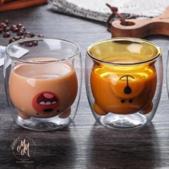 Vaso de oso doble vidrio en internet