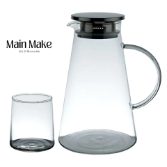 Set Jarra y 6 vasos vidrio en internet