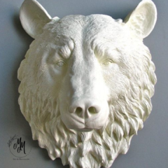 Cabeza de oso realista - tienda online