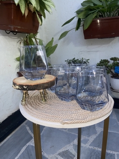 Vaso diamante de whisky en vidrio
