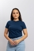 CAMISETA BÁSICA GOLA CARECA - AZUL MARINHO