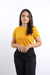 CAMISETA BÁSICA GOLA CARECA - AMARELO PÁPRICA